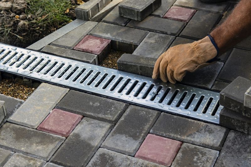 Drainage System with Pavers